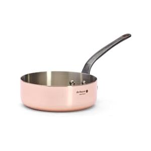 DE BUYER Prima Matera Straight Sauté Pan, 6462.16 Copper Orange, 32.5 x 16 x 13 cm DE BUYER Prima Matera Straight Sauté Pan, 6462.16 Copper Orange, 32.5 x 16 x 13 cm