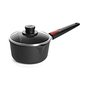 Woll Induction Line Professional Non Stick Cast Aluminium 18 cm Saucepan with Lid, 2 Litre Woll Induction Line Professional Non Stick Cast Aluminium 18 cm Saucepan with Lid, 2 Litre