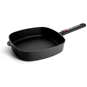 Woll Diamond Logic XR Cast Iron Frying Pan, Square, Inductive, 28 cm x 28 cm, 6.5 cm High, with Removable Handle, Suitable for All Hobs, Cast Aluminium, Non-Stick Coating, Oven-Safe, Black Woll Diamond Logic XR Cast Iron Frying Pan, Square, Inductive, 28 cm x 28 cm, 6.5 cm High, with Removable Handle, Suitable for All Hobs, Cast Aluminium, Non-Stick Coating, Oven-Safe, Black