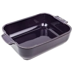 Peugeot Rectangular Ceramic Baking Dish 25 cm (including handles) x 15.5 cm x 5.5 cm Capacity: 1.4 L 2-3 Servings 10 Year Guarantee Made In France Eggplant Colour Peugeot Rectangular Ceramic Baking Dish 25 cm (including handles) x 15.5 cm x 5.5 cm Capacity: 1.4 L 2-3 Servings 10 Year Guarantee Made In France Eggplant Colour