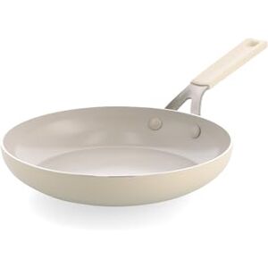 KitchenAid Aluminium Ceramic Non-Stick Frying Pan, 24 cm, PFAS-Free, Induction Safe, Stainless Steel Handle, Oven Safe, Dishwasher Safe, Cream White KitchenAid Aluminium Ceramic Non-Stick Frying Pan, 24 cm, PFAS-Free, Induction Safe, Stainless Steel Handle, Oven Safe, Dishwasher Safe, Cream White