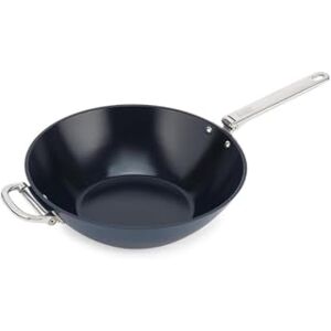 Joseph Joseph Space 32cm Non-Stick Wok, Space-Saving Folding Handle, Professional Ceramic Coating, Induction & Oven Safe Joseph Joseph Space 32cm Non-Stick Wok, Space-Saving Folding Handle, Professional Ceramic Coating, Induction & Oven Safe