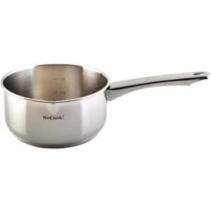 Wecook! Stainless Steel 16cm/1.5L Saucepan - Induction Compatible - Oven Safe Wecook! Stainless Steel 16cm/1.5L Saucepan - Induction Compatible - Oven Safe