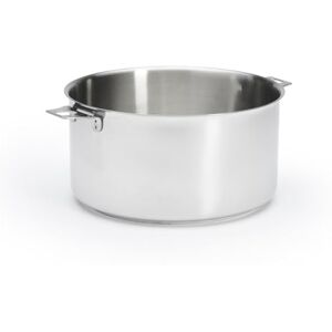 DE BUYER Twisty Stainless Steel Saucepan/Stewpan without Handle 28 cm, Silver DE BUYER Twisty Stainless Steel Saucepan/Stewpan without Handle 28 cm, Silver