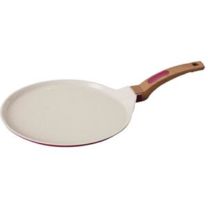 Cooksmart Signature 28cm Crepe Pan – Cast Aluminium Non-Stick PFOA & PFAS Free Induction, Gas, & Electric Hob Compatible Dishwasher Safe Ergonomic Handle (Raspberry) Cooksmart Signature 28cm Crepe Pan – Cast Aluminium Non-Stick PFOA & PFAS Free Induction, Gas, & Electric Hob Compatible Dishwasher Safe Ergonomic Handle (Raspberry)