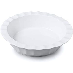 WM Bartleet & Sons 1750 T453 Deep Crinkle Rim Pie Dish, White,29cm WM Bartleet & Sons 1750 T453 Deep Crinkle Rim Pie Dish, White,29cm