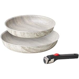 Guzzini ChefLine Marble Made in Italy Set of 3 Pieces: 2 Pans (24 cm and 28 cm) with Removable Handle Guzzini ChefLine Marble Made in Italy Set of 3 Pieces: 2 Pans (24 cm and 28 cm) with Removable Handle