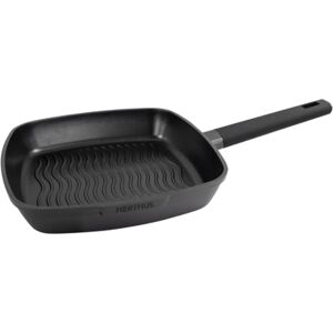 NERTHUS FIH 1567 Cast Aluminium Grill Pan with Quantanium Non-Stick Coating Suitable for Induction, Gas and Glass Ceramic Ergonomic Heat Resistant Handle 28 cm NERTHUS FIH 1567 Cast Aluminium Grill Pan with Quantanium Non-Stick Coating Suitable for Induction, Gas and Glass Ceramic Ergonomic Heat Resistant Handle 28 cm