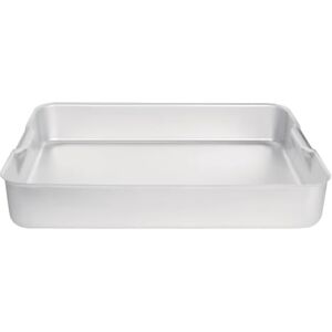 Vogue Deep Roasting Pan 610 mm, Aluminium Deep Baking Tray, Size: 100(H) x 610(W) x 455(D) mm, Integrated Handles, K416 Vogue Deep Roasting Pan 610 mm, Aluminium Deep Baking Tray, Size: 100(H) x 610(W) x 455(D) mm, Integrated Handles, K416