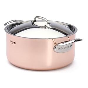 De Buyer Prima Matera Copper Stainless Steel Cookware - 8L Induction-Ready De Buyer Prima Matera Copper Stainless Steel Cookware - 8L Induction-Ready