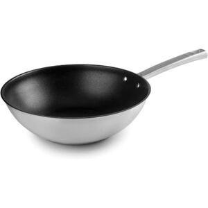 LACOR 45728 Wok Foodie, 18/10 Stainless Steel, Non-Stick Coating, with Titanium, PFOA-Free, Ergonomic Handle, Sandwich Thermal Diffuser Base, Suitable for Induction and All Types of Fires, LACOR 45728 Wok Foodie, 18/10 Stainless Steel, Non-Stick Coating, with Titanium, PFOA-Free, Ergonomic Handle, Sandwich Thermal Diffuser Base, Suitable for Induction and All Types of Fires,