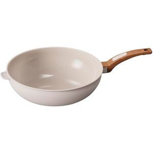 Cooksmart Signature 30cm Wok Pan – Cast Aluminium Non-Stick PFOA & PFAS Free Induction, Gas, & Electric Hob Compatible Dishwasher Safe Ergonomic Handle (Ivory) Cooksmart Signature 30cm Wok Pan – Cast Aluminium Non-Stick PFOA & PFAS Free Induction, Gas, & Electric Hob Compatible Dishwasher Safe Ergonomic Handle (Ivory)