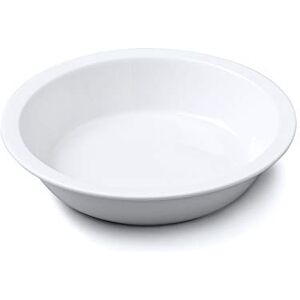 WM Bartleet & Sons 1750 T395 Round Pie Dish, White, 20cm WM Bartleet & Sons 1750 T395 Round Pie Dish, White, 20cm