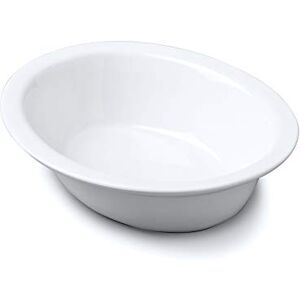 WM Bartleet & Sons 1750 Wm Bartleet & Sons Traditional Porcelain Oval Pie Crust Dish, White (28cm) WM Bartleet & Sons 1750 Wm Bartleet & Sons Traditional Porcelain Oval Pie Crust Dish, White (28cm)