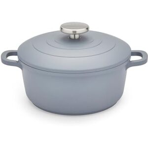 Morphy Richards Cast Aluminium Casserole, 20cm/2.3L, Non Stick Coating, Lightweight Design, Oven Safe, Self-Basting, Suitable for all Hobs, Grey, 851002 Morphy Richards Cast Aluminium Casserole, 20cm/2.3L, Non Stick Coating, Lightweight Design, Oven Safe, Self-Basting, Suitable for all Hobs, Grey, 851002