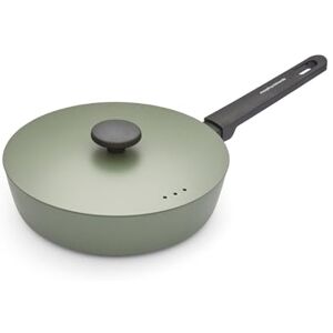 Morphy Richards Saute Pan, Forged Aluminium, 24cm, Non Stick Ceramic Coating, Soft Touch Handles, Oven Safe Up to 180c, Suitable for All Hobs, Green, 852251 Morphy Richards Saute Pan, Forged Aluminium, 24cm, Non Stick Ceramic Coating, Soft Touch Handles, Oven Safe Up to 180c, Suitable for All Hobs, Green, 852251