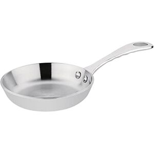 Vogue Tri Wall Mini Frying Pan 10 cm/120 ml, Stainless Steel & Aluminium, Induction Compatible Frying Pan, Suitable for All Cooking Surfaces, Dishwasher Safe, GG027 Vogue Tri Wall Mini Frying Pan 10 cm/120 ml, Stainless Steel & Aluminium, Induction Compatible Frying Pan, Suitable for All Cooking Surfaces, Dishwasher Safe, GG027