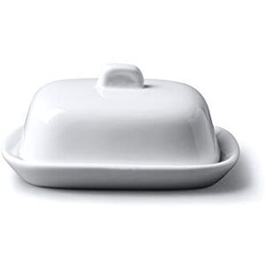 WM Bartleet & Sons Porcelain Mini Butter Dish with Lid - butter dish WM Bartleet & Sons Porcelain Mini Butter Dish with Lid - butter dish