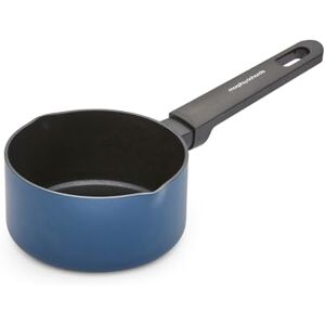 Morphy Richards Recycled Aluminium Milk Pan, 14cm, Non Stick Coating, Soft Touch Handles, Suitable for All Hobs, Blue, 853752 Morphy Richards Recycled Aluminium Milk Pan, 14cm, Non Stick Coating, Soft Touch Handles, Suitable for All Hobs, Blue, 853752