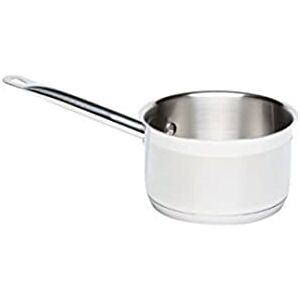 Genware 1418-02 Saucepan Without Lid, 2.7L Capacity, 18 cm Diameter, 10 cm Height Genware 1418-02 Saucepan Without Lid, 2.7L Capacity, 18 cm Diameter, 10 cm Height