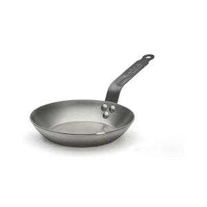 DE BUYER 5110.20 Carbone Plus Heavy Quality Steel Round Lyonnaise Frying Pan, 20 cm Diameter DE BUYER 5110.20 Carbone Plus Heavy Quality Steel Round Lyonnaise Frying Pan, 20 cm Diameter