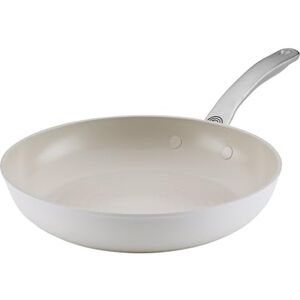 Circulon Halo with LaserDefense 20cm Induction Hob Ceramic Non Stick Frying Pan – Made Without PFAS, Non Toxic Ceramic Cookware, Dishwasher & Oven Safe Skillet Pan Pearl White Circulon Halo with LaserDefense 20cm Induction Hob Ceramic Non Stick Frying Pan – Made Without PFAS, Non Toxic Ceramic Cookware, Dishwasher & Oven Safe Skillet Pan Pearl White
