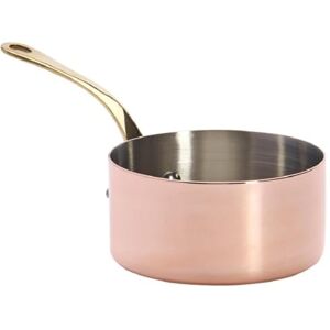 DE BUYER Mini Saucepan Inocuivre Brass Handle, 90 mm DE BUYER Mini Saucepan Inocuivre Brass Handle, 90 mm
