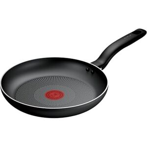 Tefal Titanium Essential Frying Pan 24 cm, Non-Stick Coating, All Hobs Compatible Except Induction, Metal Safe, Flawless Glide, Everyday Use, B9410444 Tefal Titanium Essential Frying Pan 24 cm, Non-Stick Coating, All Hobs Compatible Except Induction, Metal Safe, Flawless Glide, Everyday Use, B9410444
