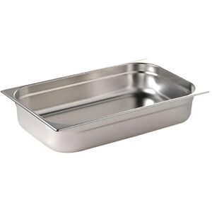 Vogue K903 Stainless Steel 1/1 Gastronorm Pan, 65 mm Height, Capacity 9 L Vogue K903 Stainless Steel 1/1 Gastronorm Pan, 65 mm Height, Capacity 9 L