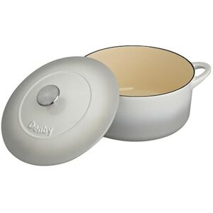 Denby Natural Canvas 26cm Cast Iron Casserole - Cooking Pot Denby Natural Canvas 26cm Cast Iron Casserole - Cooking Pot