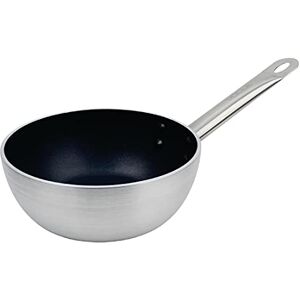 Vogue Non-Stick Flared Saute Pan 20 cm/800 ml, Aluminium, Induction Compatible Frying Pan, Suitable for All Heat Sources, Oven Safe, Even Heat Distribution, CB903 Vogue Non-Stick Flared Saute Pan 20 cm/800 ml, Aluminium, Induction Compatible Frying Pan, Suitable for All Heat Sources, Oven Safe, Even Heat Distribution, CB903