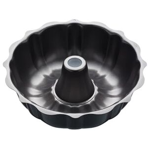 MasterClass FBA_KCMCHB18 27 cm Fluted Ring Cake Tin with PFOA Non Stick Coating, Robust 1 mm Thick Carbon Steel, 10.5 Inch Savarin Mould, Grey MasterClass FBA_KCMCHB18 27 cm Fluted Ring Cake Tin with PFOA Non Stick Coating, Robust 1 mm Thick Carbon Steel, 10.5 Inch Savarin Mould, Grey