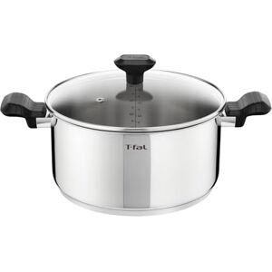 Tefal Comfort Max 24cm Stainless Steel Stewpot, Durable Casserole Dish with Glass Lid, Induction Compatible, Ergonomic Stay-Cool Handles, C9734604 Tefal Comfort Max 24cm Stainless Steel Stewpot, Durable Casserole Dish with Glass Lid, Induction Compatible, Ergonomic Stay-Cool Handles, C9734604