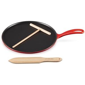 Le Creuset Enamelled Cast Iron Crepe Pan - Cerise Le Creuset Enamelled Cast Iron Crepe Pan - Cerise