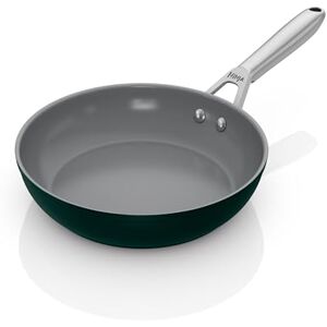 Ninja ZEROSTICK Ceramic Pro 24 cm Frying Pan, Scratch Resistant, Made PTFE-Free, All Hob Compatible, Green, CW30024UKGN Ninja ZEROSTICK Ceramic Pro 24 cm Frying Pan, Scratch Resistant, Made PTFE-Free, All Hob Compatible, Green, CW30024UKGN