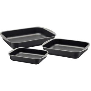 Tramontina Non-Stick Roasting Pan Set, Aluminium (Graphite) Tramontina Non-Stick Roasting Pan Set, Aluminium (Graphite)