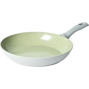 Salter Earth 28cm Frying Pan – Healthy Ceramic Non-Stick Coating, PFAS-Free Induction Cookware, Small Aluminium Egg Pancake Cooking Skillet, Easy Clean, PFOA/PTFE-Free, Stay Cool Handle, Green Salter Earth 28cm Frying Pan – Healthy Ceramic Non-Stick Coating, PFAS-Free Induction Cookware, Small Aluminium Egg Pancake Cooking Skillet, Easy Clean, PFOA/PTFE-Free, Stay Cool Handle, Green