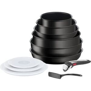 Tefal Ingenio L7679002 Cookware Set 11 Pp, Induction, Non-Stick Coating, Stackable, Dishwasher-Safe, Pans and Pans Made in France, Eco Resist On Tefal Ingenio L7679002 Cookware Set 11 Pp, Induction, Non-Stick Coating, Stackable, Dishwasher-Safe, Pans and Pans Made in France, Eco Resist On
