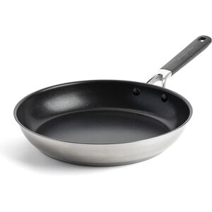 KitchenAid Classic Stainless Steel PFAS-Free Healthy Ceramic Non-Stick 30 cm Frying Pan Skillet, Clad, Induction, Stay-Cool Handle, Oven Safe up to 160°C, Silver KitchenAid Classic Stainless Steel PFAS-Free Healthy Ceramic Non-Stick 30 cm Frying Pan Skillet, Clad, Induction, Stay-Cool Handle, Oven Safe up to 160°C, Silver