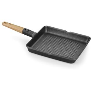 BRA Market Aluminium Non Stick Grill Pan Ribbed (28cm). 100% Recycled Aluminium Induction Pans. Grill Pan for Induction Hob, Griddle Pan Non Stick Teflon Induction Pan. BRA Market Aluminium Non Stick Grill Pan Ribbed (28cm). 100% Recycled Aluminium Induction Pans. Grill Pan for Induction Hob, Griddle Pan Non Stick Teflon Induction Pan.