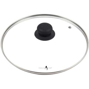 Penguin Home 18cm Toughened Glass Lid with Bakelite Knob Perfect for Saucepan, Durable and Stylish Cookware Lid Penguin Home 18cm Toughened Glass Lid with Bakelite Knob Perfect for Saucepan, Durable and Stylish Cookware Lid