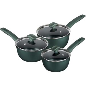 Prestige Earth Friendly Non-Toxic Non-Stick Induction Saucepan Set with Lids – 3 Piece (16cm, 18cm, 20cm), Plant Based Coating, Non Toxic, Made in Italy, Green Prestige Earth Friendly Non-Toxic Non-Stick Induction Saucepan Set with Lids – 3 Piece (16cm, 18cm, 20cm), Plant Based Coating, Non Toxic, Made in Italy, Green