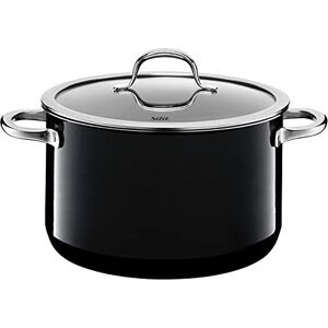 Silit "Passion High Casserole with Lid, Black, 24 cm Silit "Passion High Casserole with Lid, Black, 24 cm