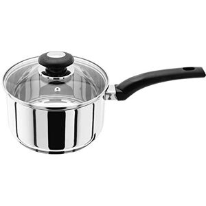 Horwood Judge Essentials Saucepan with Pan Lid, 18cm, Stainless Steel Pan & Stainless Steel Pot for Induction Hob, Silver Horwood Judge Essentials Saucepan with Pan Lid, 18cm, Stainless Steel Pan & Stainless Steel Pot for Induction Hob, Silver