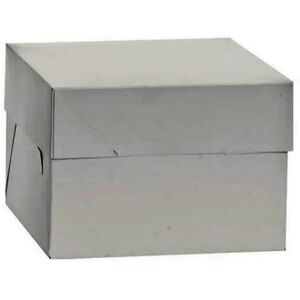 Decora 0339476 CAKE BOX 26,5X26,5X25 CM, Cardboard, White Decora 0339476 CAKE BOX 26,5X26,5X25 CM, Cardboard, White
