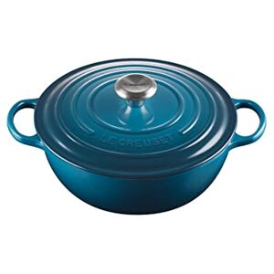 LE CREUSET Signature Soup Pot 26cm Deep Teal SS Knob LE CREUSET Signature Soup Pot 26cm Deep Teal SS Knob