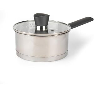 Russell Hobbs RH01162EU Excellence Saucepan with Lid 16cm Non-Stick Milk Pan, Mirror Polished Stainless Steel, Soup Pan with Pouring Lip, Safe, Suitable for All Kitchen Cooking Hobs Russell Hobbs RH01162EU Excellence Saucepan with Lid 16cm Non-Stick Milk Pan, Mirror Polished Stainless Steel, Soup Pan with Pouring Lip, Safe, Suitable for All Kitchen Cooking Hobs