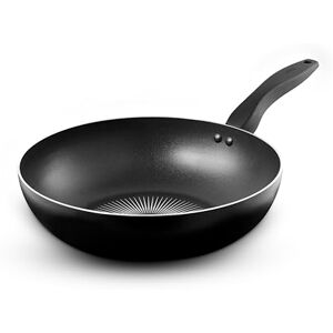 Tower T700316 SmartStart Gourmet 28cm Aluminium Wok with Easy Clean Aeroglide Non-Stick, Long Lasting, Induction Compatible, Oven Safe, PFOA Free, Black Tower T700316 SmartStart Gourmet 28cm Aluminium Wok with Easy Clean Aeroglide Non-Stick, Long Lasting, Induction Compatible, Oven Safe, PFOA Free, Black