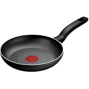 Tefal Titanium Essential Frying Pan 20 cm, Non-Stick Coating, Metal Safe, Compatible with All Hobs Except Induction, Flawless Glide, Everyday Use, B9410244 Tefal Titanium Essential Frying Pan 20 cm, Non-Stick Coating, Metal Safe, Compatible with All Hobs Except Induction, Flawless Glide, Everyday Use, B9410244