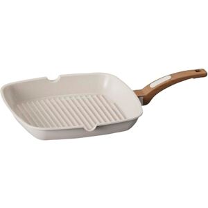 Cooksmart Signature 28cm Grill Pan – Cast Aluminium Non-Stick PFOA & PFAS Free Induction, Gas, & Electric Hob Compatible Dishwasher Safe Ergonomic Handle (Ivory) Cooksmart Signature 28cm Grill Pan – Cast Aluminium Non-Stick PFOA & PFAS Free Induction, Gas, & Electric Hob Compatible Dishwasher Safe Ergonomic Handle (Ivory)